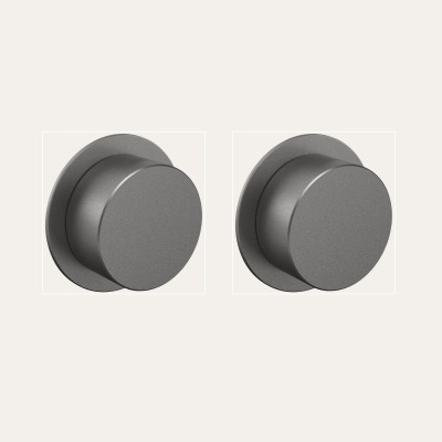V-Zug 1289771 Kit due manopole per piani ad induzione - platino