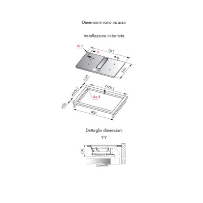 V-Zug 3109600001 V4000 I804 piano induzione con cappa integrata 76 cm
