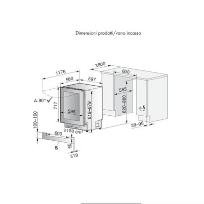 V-Zug 5115800002 V4000 8U cantinetta vini da incasso sottotop h 80 cm