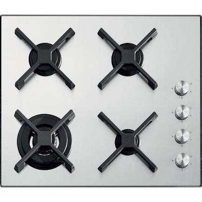 Barazza 1pspt64 select plus  plaque de cuisson au gaz 60 cm en acier inoxydable