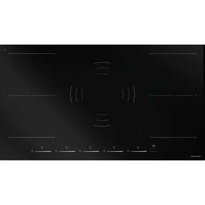 Barazza 1pids90n table de cuisson à induction spatiale 90 cm vitrocéramique noire