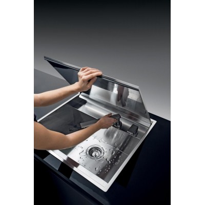 Barazza 1llb60 tapa de laboratorio fregadero 1 seno 57 cm acero inoxidable