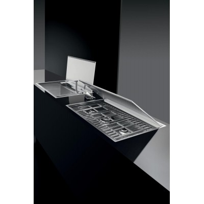 Zlew laboratoryjny Barazza 1llb90 z pokrywą 1-komorową, stal nierdzewna, 86 cm