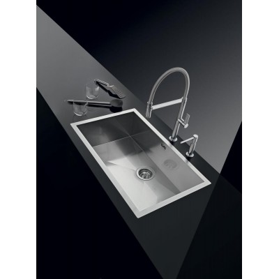 Zlewozmywak kwadratowy Barazza 1q7040s 70x40 cm