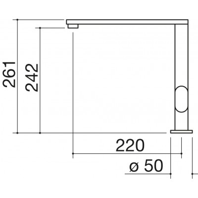 Barazza 1rubmbf1 rubinetto miscelatore b_free one