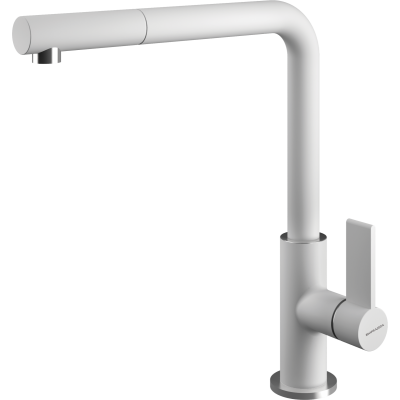 Barazza 1rubsodb rubinetto miscelatore bianco steel doccia