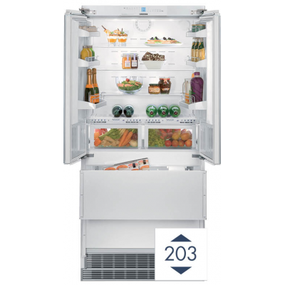 Liebherr ecbn 6256 built-in fridge + freezer